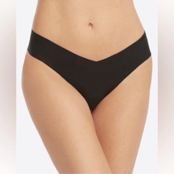 SPANX Other - NWT Spanx Under Statements Thong Panties Very Black Perforated Style 40040R 2X